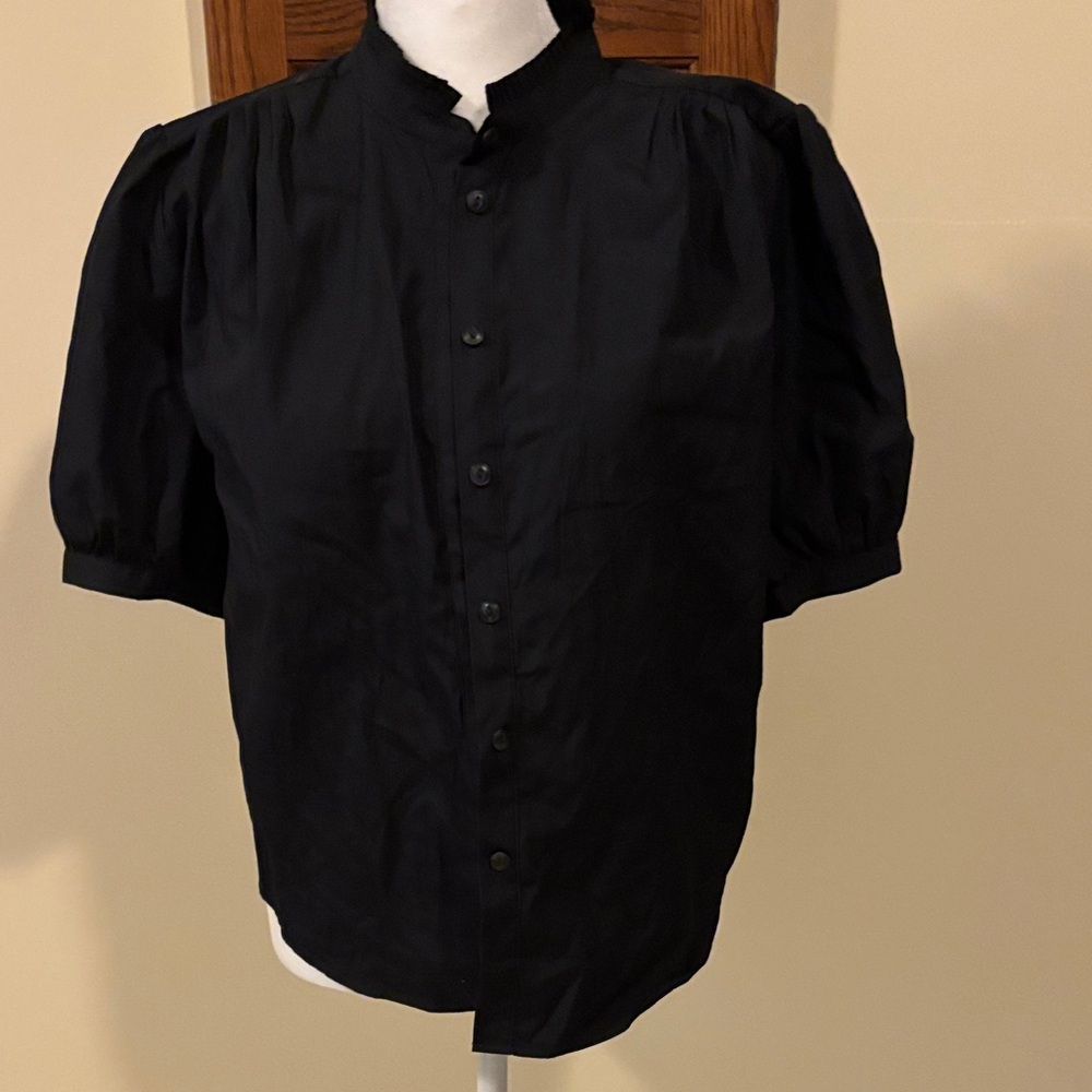 Rag & Bone Classic Black Blouse - size Small Petite